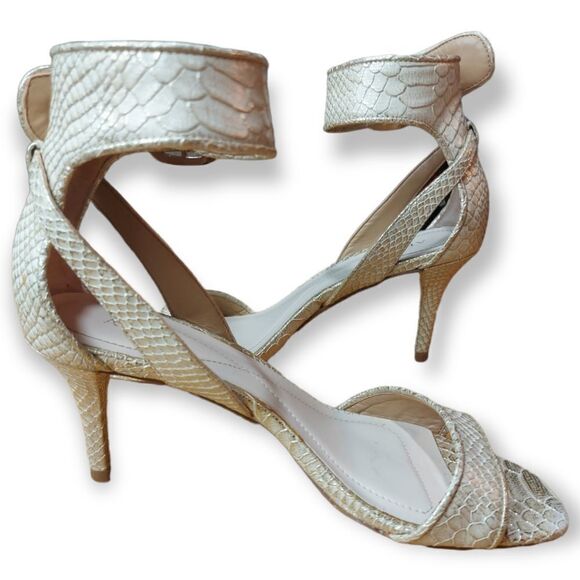 Alfani Casedy Creamy Gold Sandals Size 6 - Picture 5 of 12